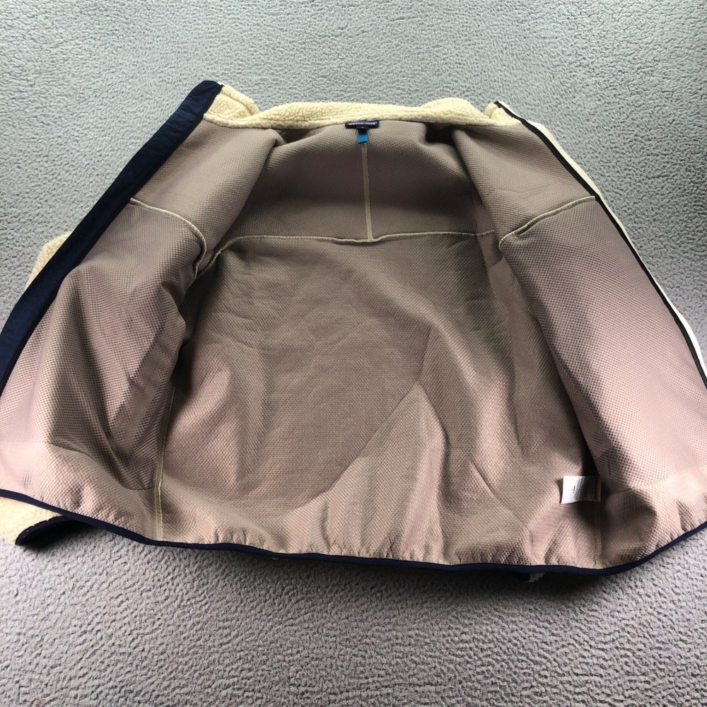 Patagonia Jacket Mens Large Natural Retro X Classic Fleece High Pile Fleece - Picture 8 of 11